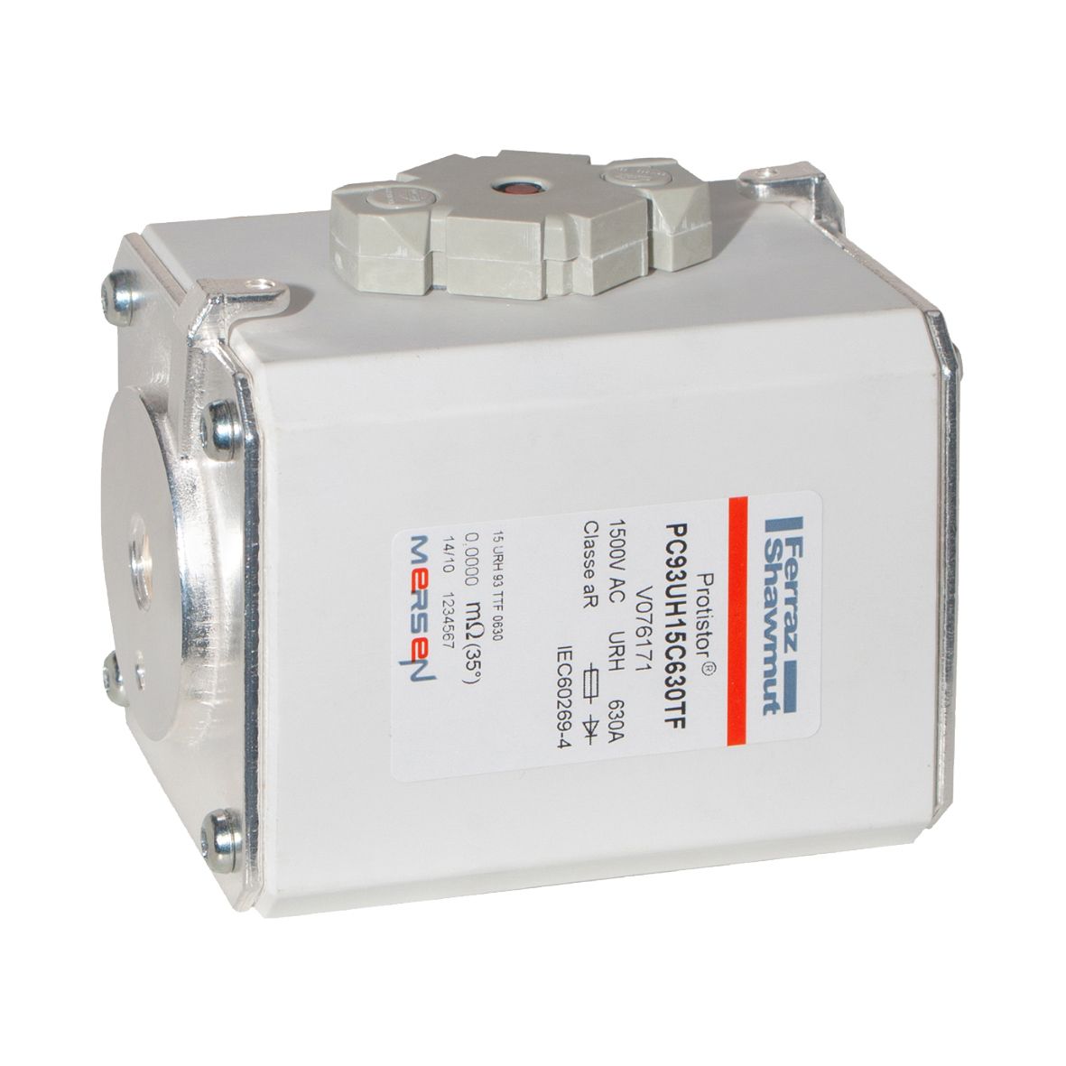 V076171 - Size 93 aR 1500VAC French end contacts aR 630 A 1500VAC